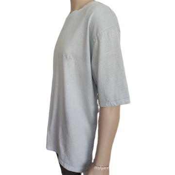 Men's 100% Cotton Summer Custom Sweatshirt O neck Short sleeve T Shirt Adult Size